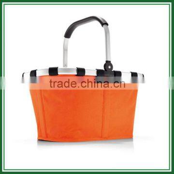 Foldable collapsible shopping basket