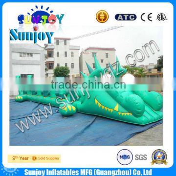 2016 popular Inflatable games water obstacle course Water Pool Game