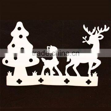 Factory Sale special design Decorative glass Christmas tree stickers Christmas deer from China