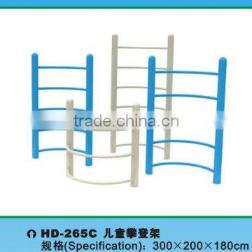 children climbing ladder / climbing rope ladder / park steel outdoor fitness equipment