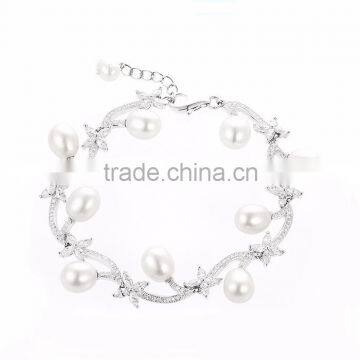 Newest Autumn Simple Design 925 Silver Bead Bracelet photo-3