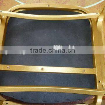 Luxury Modern Hotel Banquet Hall Chair Stainless Steel Legs Dining Chair photo-6
