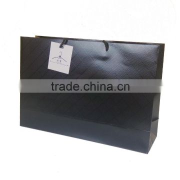 Special paper material luxury apparel shopping packaging paper bag