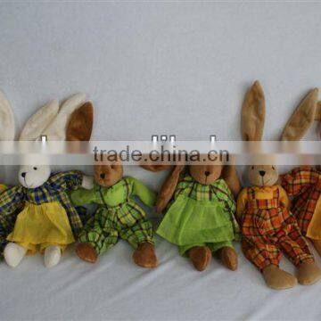 Cute plush animal easter rabbit