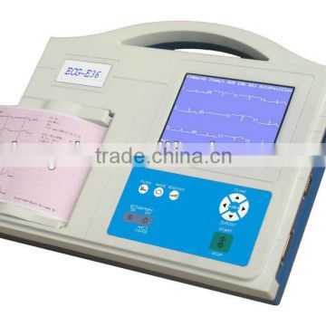 Six-channel ECG machine