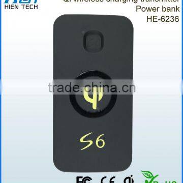 100% Match Samsung Galaxy s6 QI Wireless Charger Power Bank photo-2