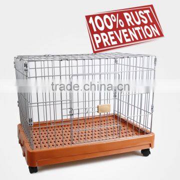 Rolling Wheels Metal Dog Crate Wholesale Pet Crate Manufacturer