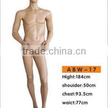 realistic male adult full body mannequin