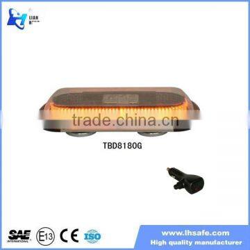 Strong magnetic flashing led amber warning mini lightbar, TBD8180G