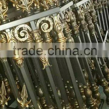 Powder coated decorative metal aluminum fence panels