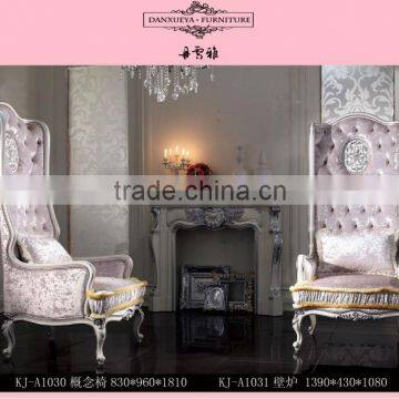 Living room furniture king throne chair luxury high back chair