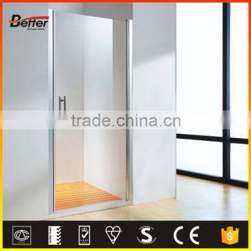 Hot modern design aluminum glass enclosed pivot shower cubicle