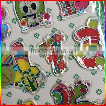 Animal Number Embossed PVC Stickers for Children photo-2