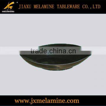 12" melamine ware leaf shape plate