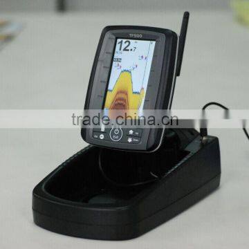 China haoyazhi Factory direct sales 2015 newest Portable wireless sonar colorized Fish Finder TF500