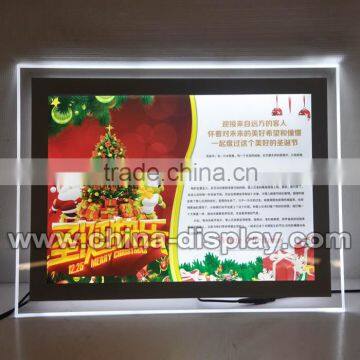 Wall Mounted Acylic Display Advertising Light Boxes Led Toilet Sign Light photo-5