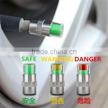 4pcs/pack Car Tyre Tire Pressure Monitor Indicator Valve Stem Cap Sensor 3 Color Eye Alert photo-5