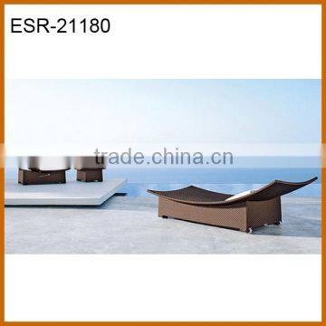 Chic Sun Lounge Bed Rattan