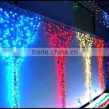 LED low power series connection curtain string light