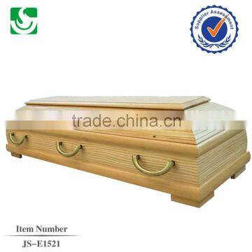 Professional solid oak wood exported funeral best coffin