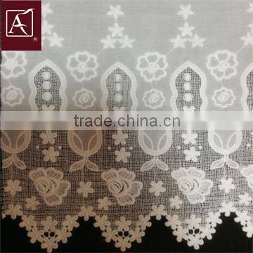 Double Border Embroidery Cotton Fabric