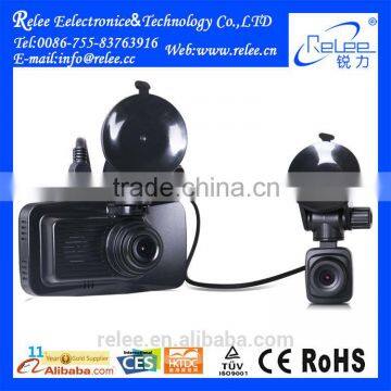 2.7'' LCD Screen FHD 1080P Cycle Recordring Dual Cam Car Dvr Dashboard Camera Black Box photo-3