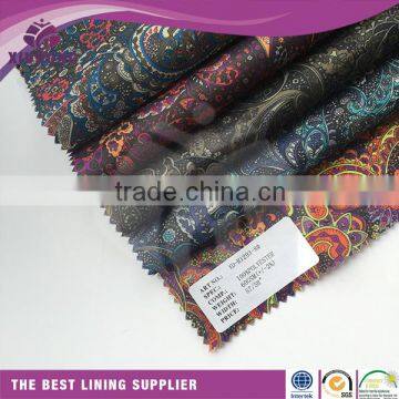 wholesale 190T/210T lining woven fabric china xiudong textile printing paper for printed lining