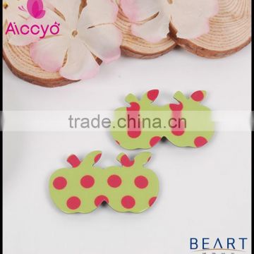 Wholesale Kids Hair Accessories Wave Point Apple Shape Plastic Resin Alligator Hair Clips