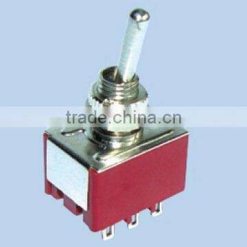 miniature 3pdt 2-way power toggle switches KN1-302