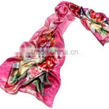 2012 Fashion Print New Design Head Silk Scarf