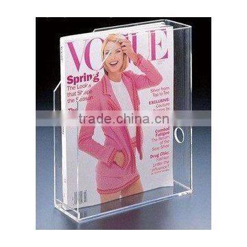 acrylic magazine holder/acrylic literature organizer