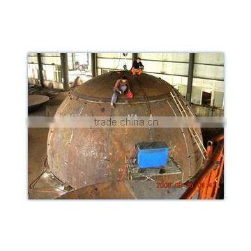 Chinese supply BEST PRICE ASME cold stamping steel sectionalized heads for tank end