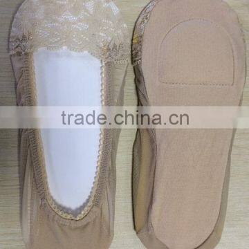 Wholesale Women Summer Lace Cotton Invisible Socks,ladies Footies photo-3