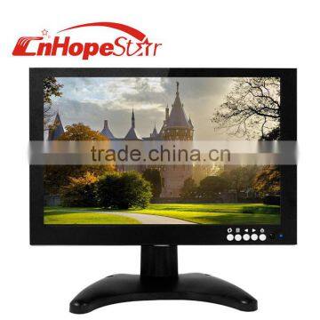 wall mount desktop dc12v 16:9 7 inch small vga 1280x720 lcd monitor