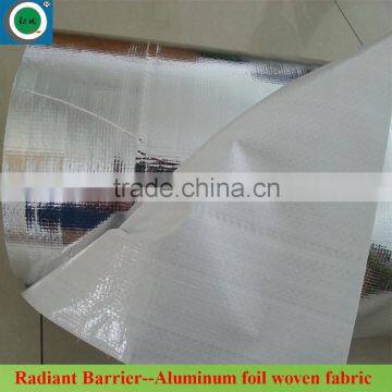 Reflective Insulation for construction radiant barrier foil woven cloth