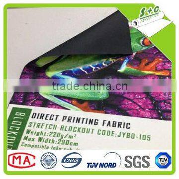 polyester blackout fence wrap fabric