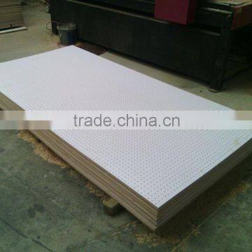 White Melamine 6mm MDF Pegboard