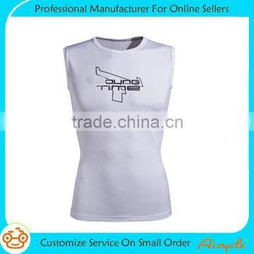 Wholesale custom tank top hot sale running gym compression vest