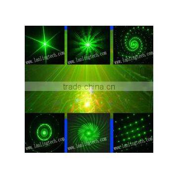 DerbyLaser 6pcs*1W RGBYWV Laser RG 12 Gobos DMX Butterfly Magic Led+laser Light photo-2