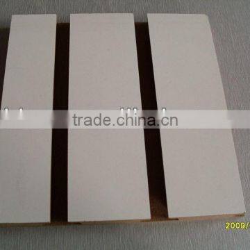 18mm Slotted MDF Board/Melamine Faced MDF Slatwall for supermarket