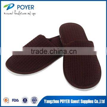 New Design of Cheap Luxury Custom Washable Hotel Slippers