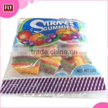 Colorful chewy Sour belt candy