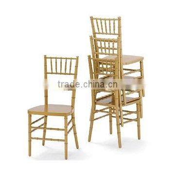 stacking chiavari banquet chair in hotel