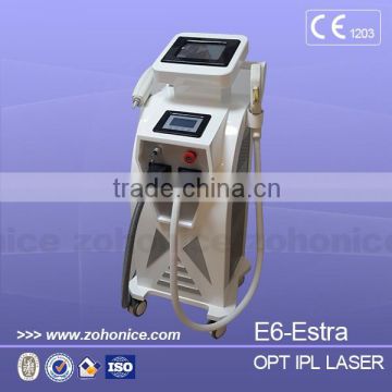 E6 Big spot size ipl elight q-switched nd yag hair removal machine (CE)