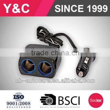 2 Way Cigarette Lighter Socket With 2 USB photo-2