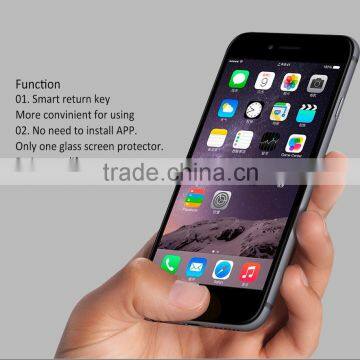 HUYSHE 0.3mm 9H 2.5D Smart Key Tempered Glass Screen Film Protector for iPhone 7 Asahi Glass Toyo AB Glue