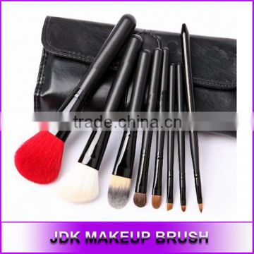 Professional Makeup brush set animal hair 8pcs private label Makeup bags