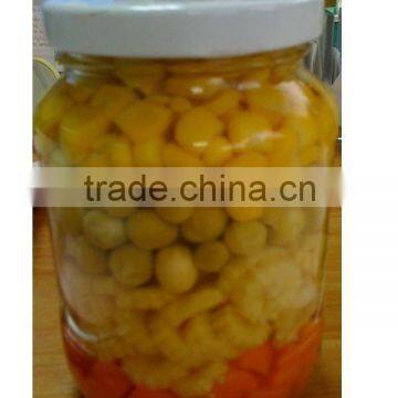 Mix Vegetable in glass jar