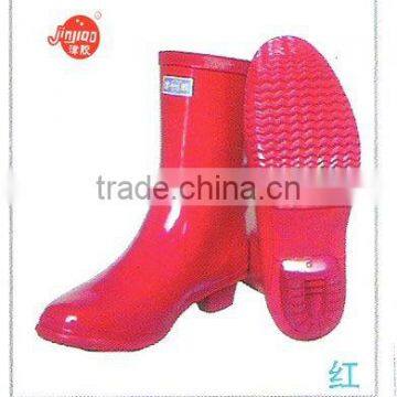 (Hot Sale)Lady's Good Quality New Style Rubber Rain Boots