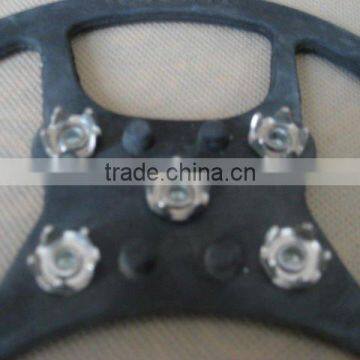 Outdoor 5 Tooth Anti Skid Shoe Cover Magic Rubber Spiker